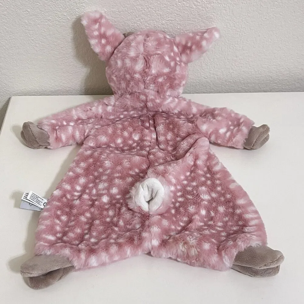 Douglas Baby Cuddle Toys Farrah Pink Fawn Sshlumpie Security Blanket Lovey 17